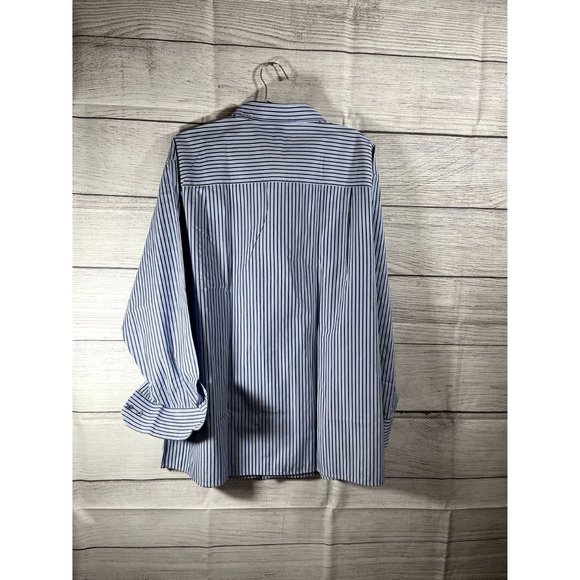 Twenty Eight Degrees - Men's Blue Stripe Button Up Casual Shirt - Size 2XL - Picture 5 of 5